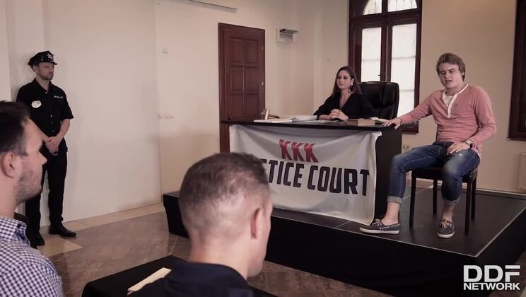 European Beauties in a Courtroom of Desire