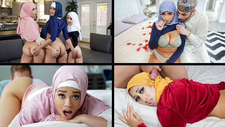 [TeamSkeetSelects] - Hijab Hookup Heaven - Aaliyah Hadid - Ella Knox - Penelope Woods - Willow Ryder