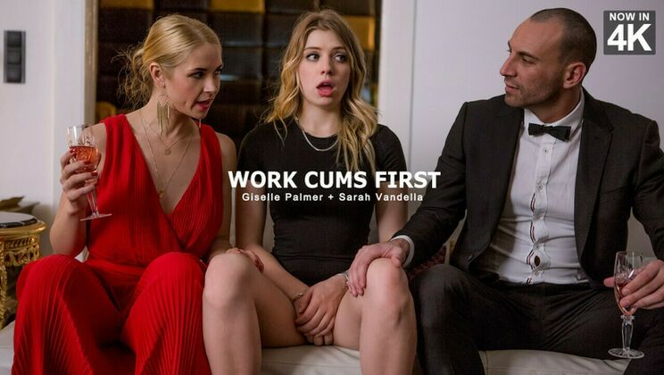 [StepmomLessons] - Work Hard, Cum Harder with Sarah - Sarah Vandella - Stirling Cooper - Giselle Palmer