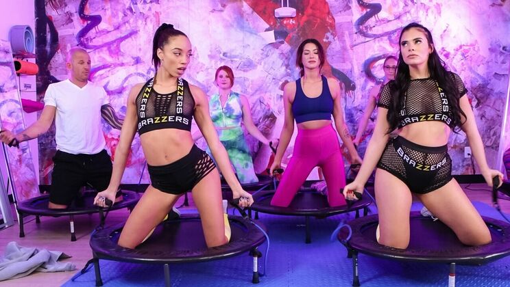 [Brazzers] - Tattooed Temptress's Double Blowjob Delight - Violet Starr - Scott Nails - Alexis Tae