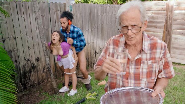 [TeensLoveHugeCocks] - Tattooed Latina Violet Gems Loves Sucking Dick