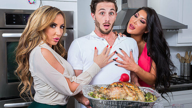 [MyFriend'sHotMom] - MILFs Richelle Ryan and August Taylor Give Lucas Frost A Blowjob - August Taylor - Richelle Ryan - Lucas Frost