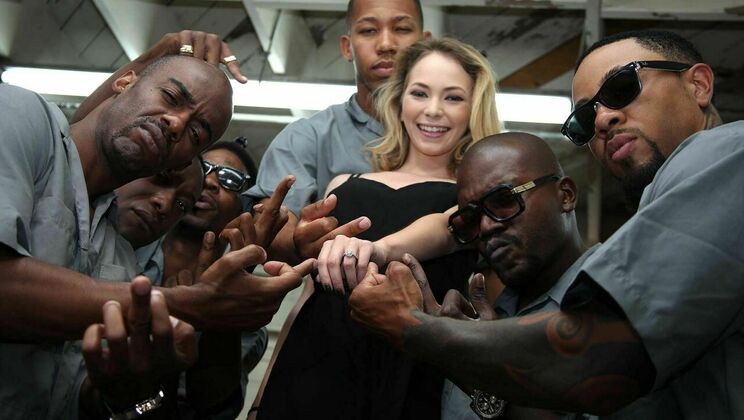 Angel's Facial Frenzy Gangbang