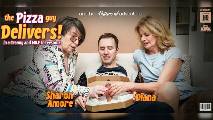 [Mature.nl] - Diana and Sharon's Threesome Frenzy with a Lucky Delivery Guy - Diana - Ray Adler - Sharon Amore