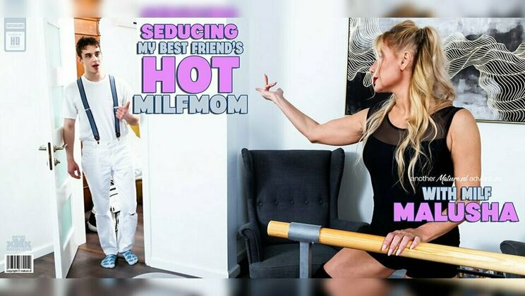 [Mature.nl] - Cum on Tits: Malusha's Hardcore Fling with Son's Pal - Robby - Malusha