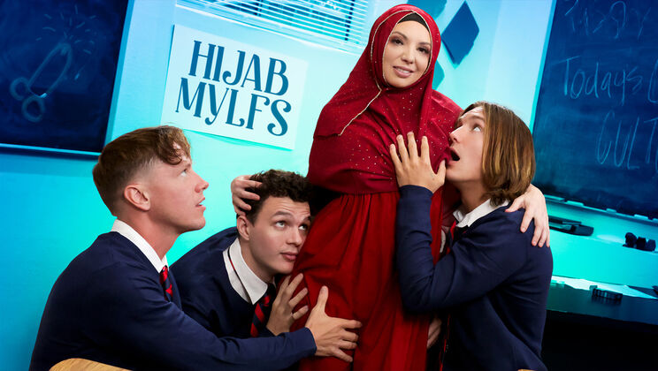 [HijabMylfs] - Three Cocks for One Mature Woman - Rion King - Kiki Daire - Josh Rivers - Axel Haze