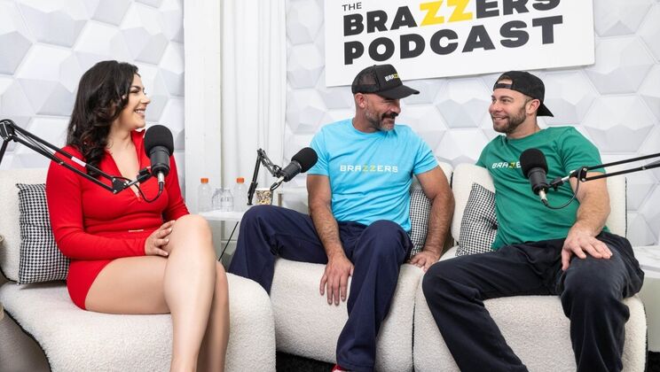 [Brazzers] - Ep 10 Brazzers Podcast: Valentina Nappi Fucked Doggystyle & Reverse Cowgirl by Charles Dera - Charles Dera - Valentina Nappi - Seth Gamble