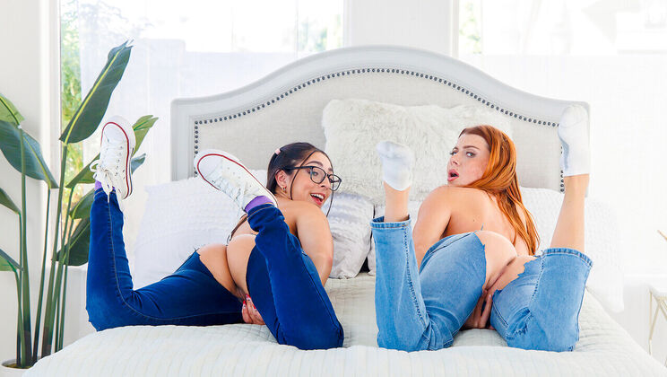 [StepSiblingsCaught] - Stepbro Fucks Redhead in Cowgirl Position - S28:E4 - Victor Ray - Madison Wilde - Stella Luxx