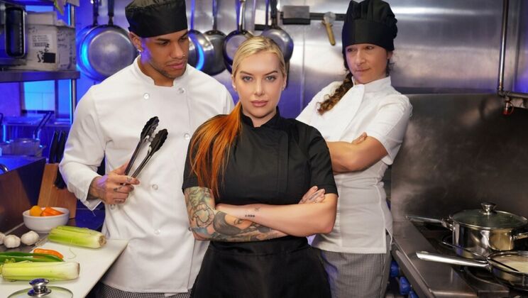 Yes Chef! Big Tits Latina Ballerina Fucked Hard By Muscular Chef